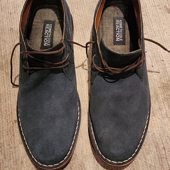Kenneth Cole blue Suede Chukka Boots main image 5